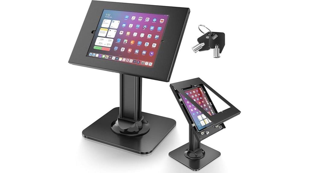 secure ipad kiosk stand