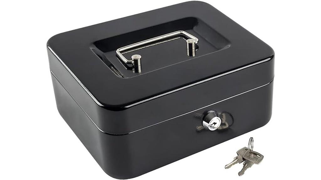 secure locking cash box