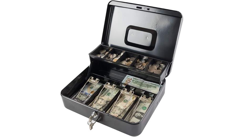 secure locking cash box