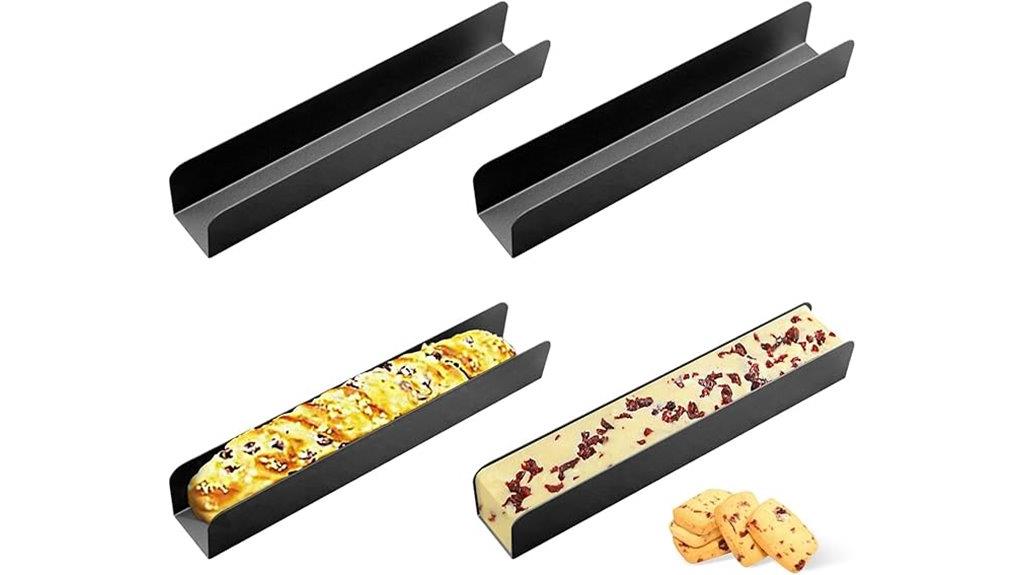 set of four u shaped molds