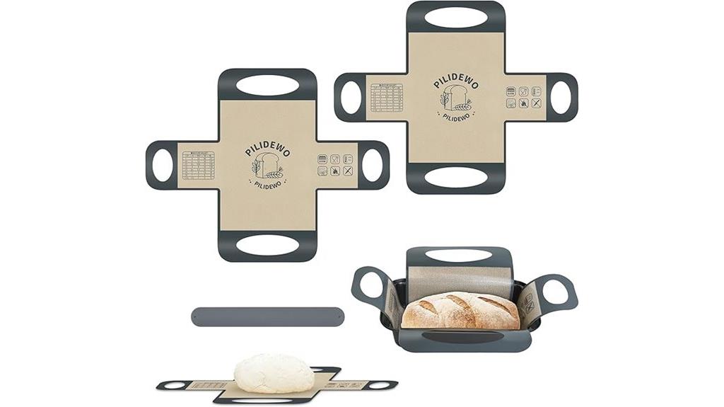 silicone bread loaf liners