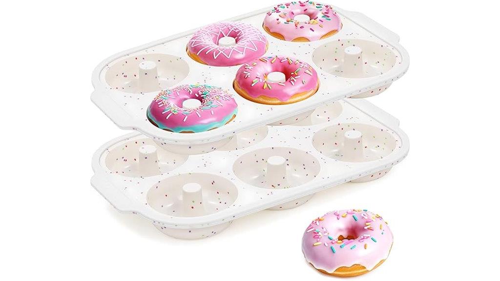 silicone donut molds set
