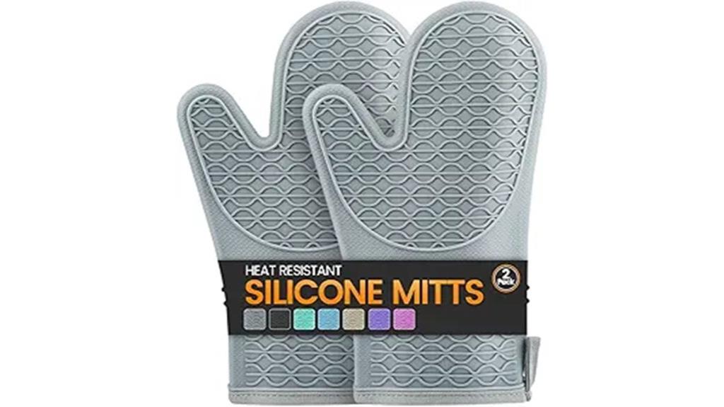 silicone heat resistant mitts