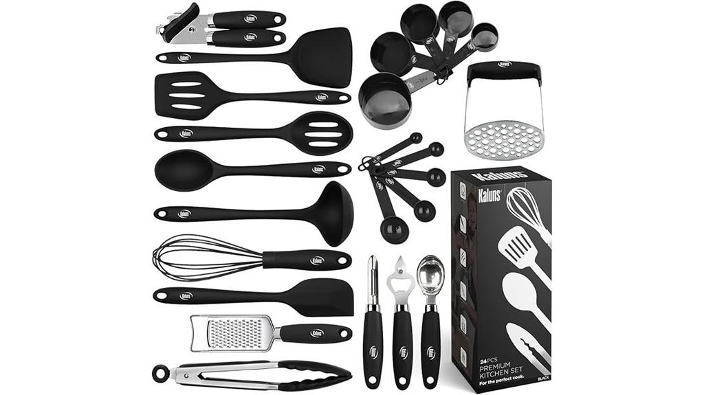 silicone kitchen utensil set
