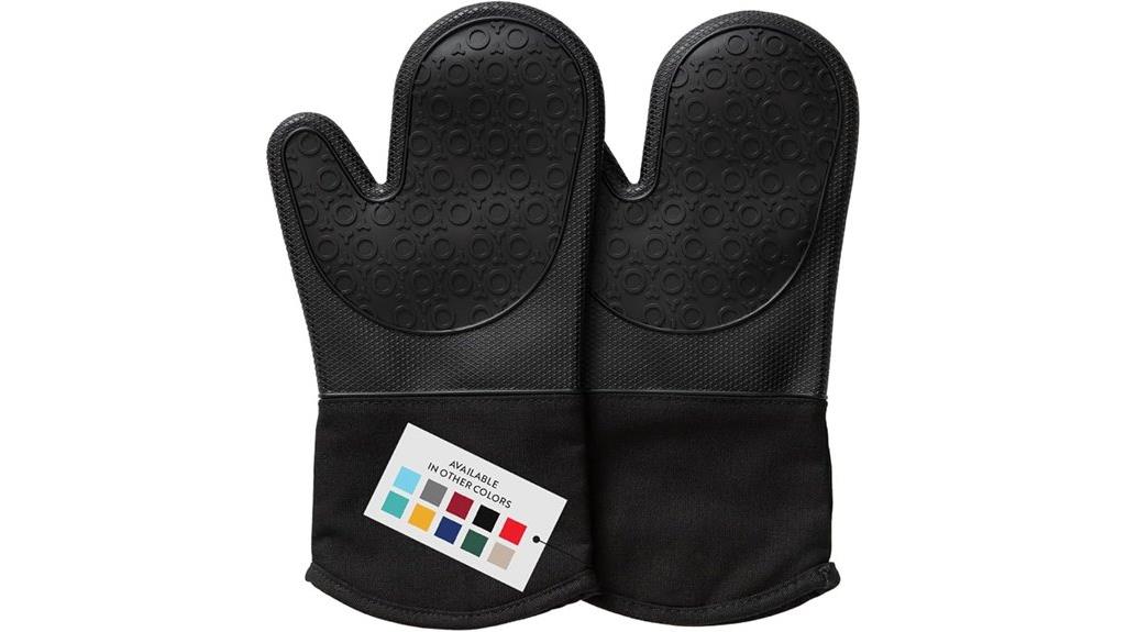 silicone oven mitts