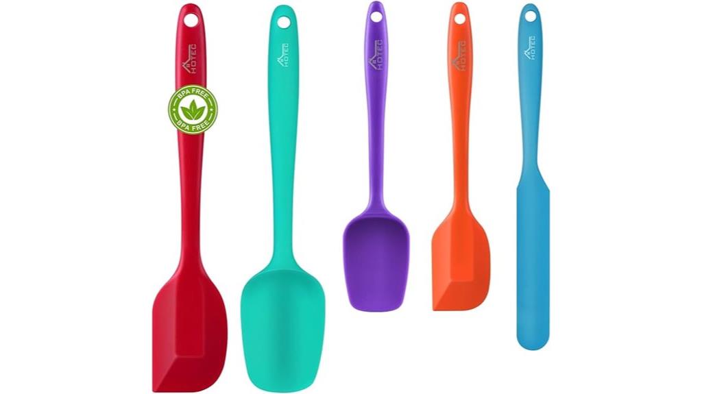 silicone spatula set