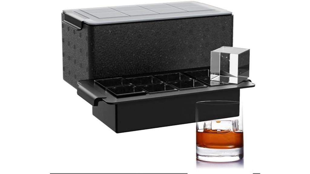 silicone square whiskey cubes