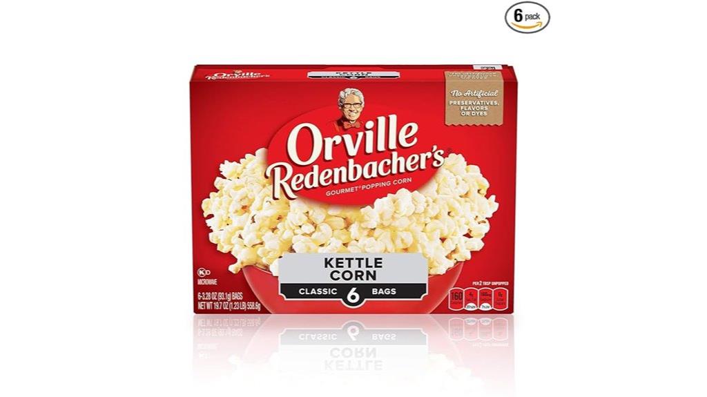 six pack kettle popcorn