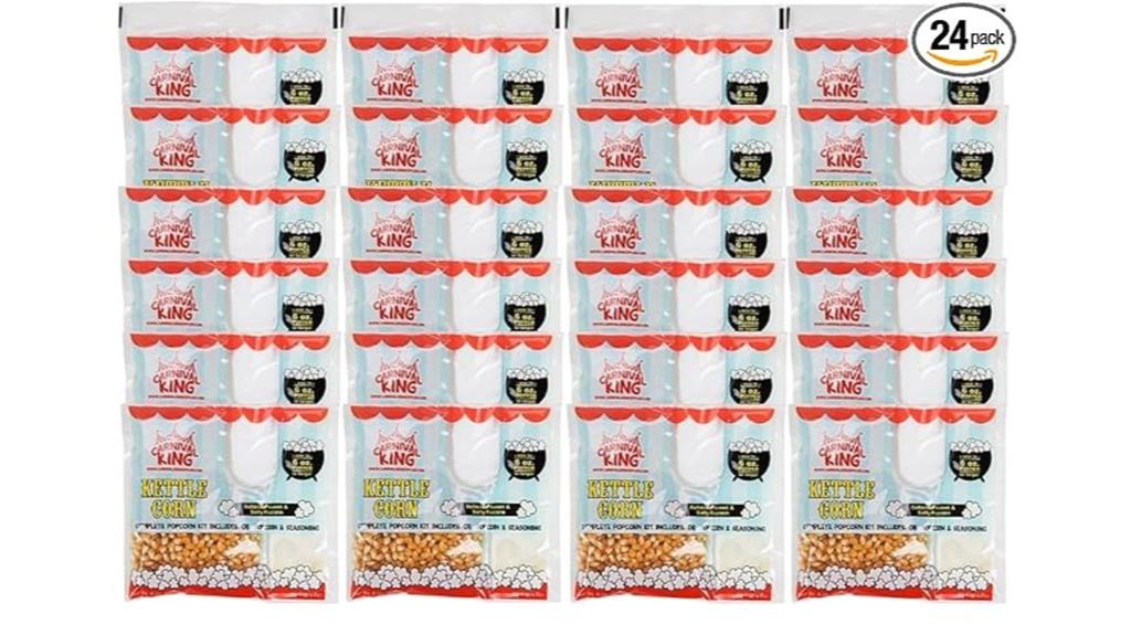 six point one ounce popcorn kit