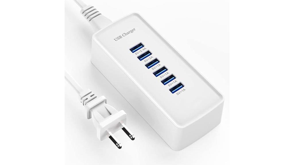 six port portable charger
