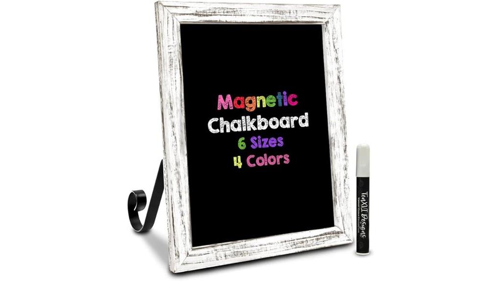 small chalkboard menu sign