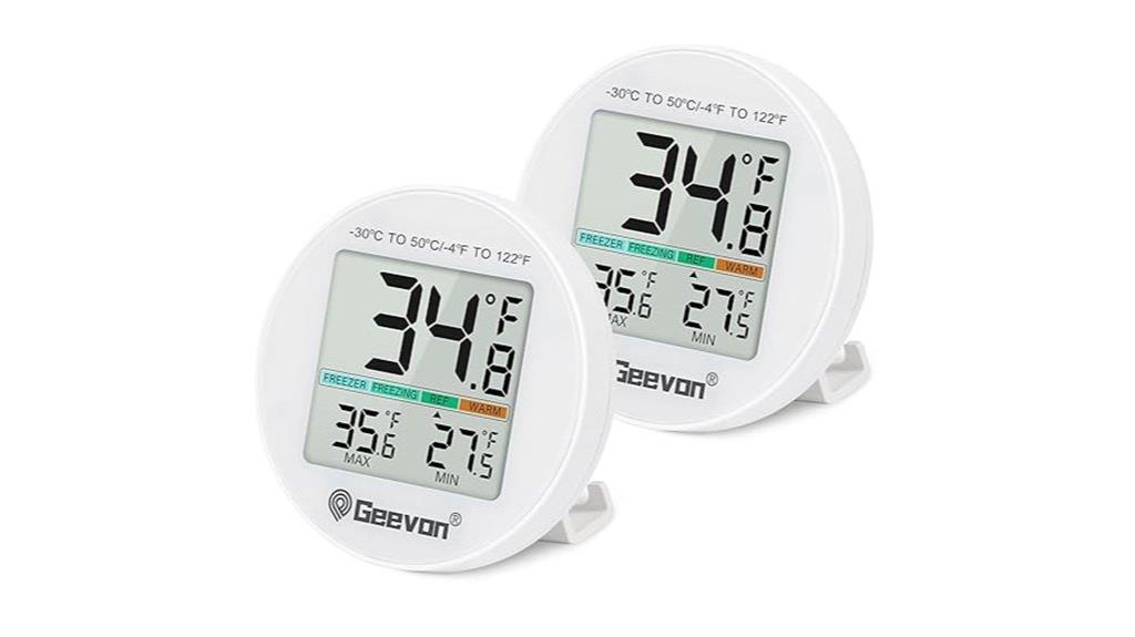 small digital fridge thermometers