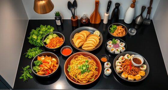 small kitchen fusion menu