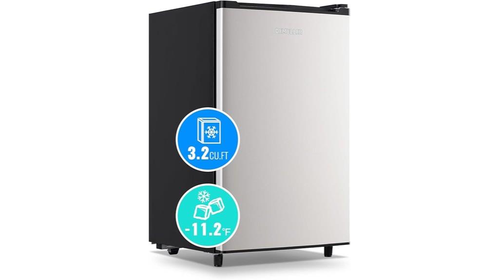 small upright freezer