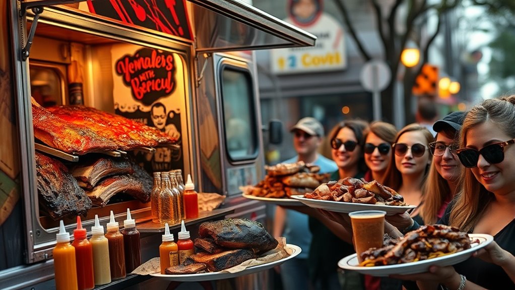 smoky meats with inventive sides