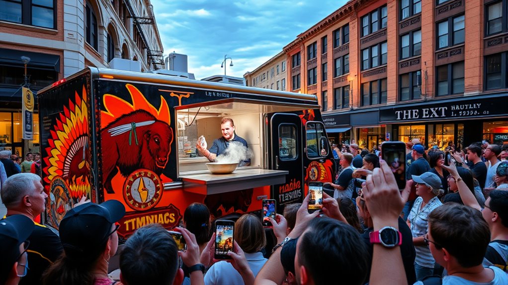 social media boosts food truck popularity