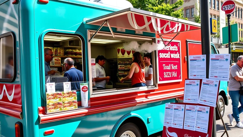 social media boosts food truck sales