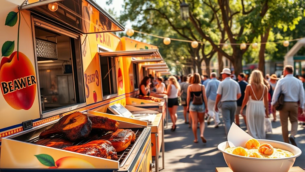 southern peach food trucks