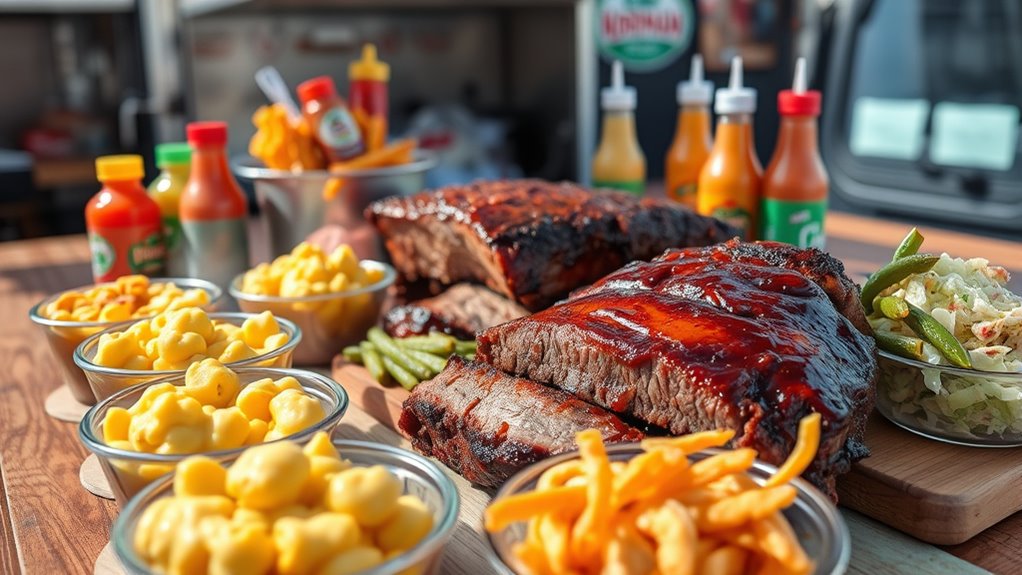 southern sides enhance smoky flavors