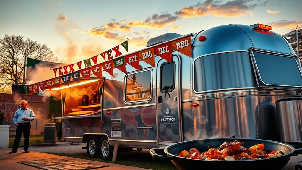space efficient mobile barbecue techniques