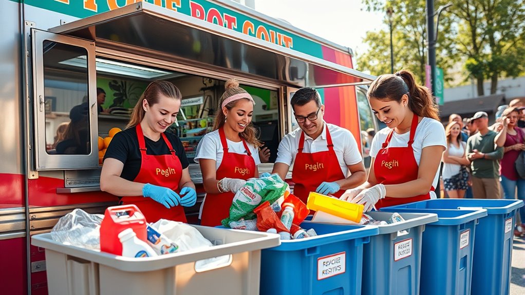 staff recycling education ongoing