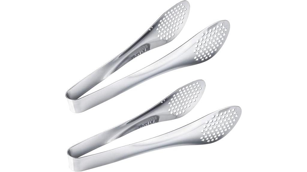 stainless steel buffet tongs