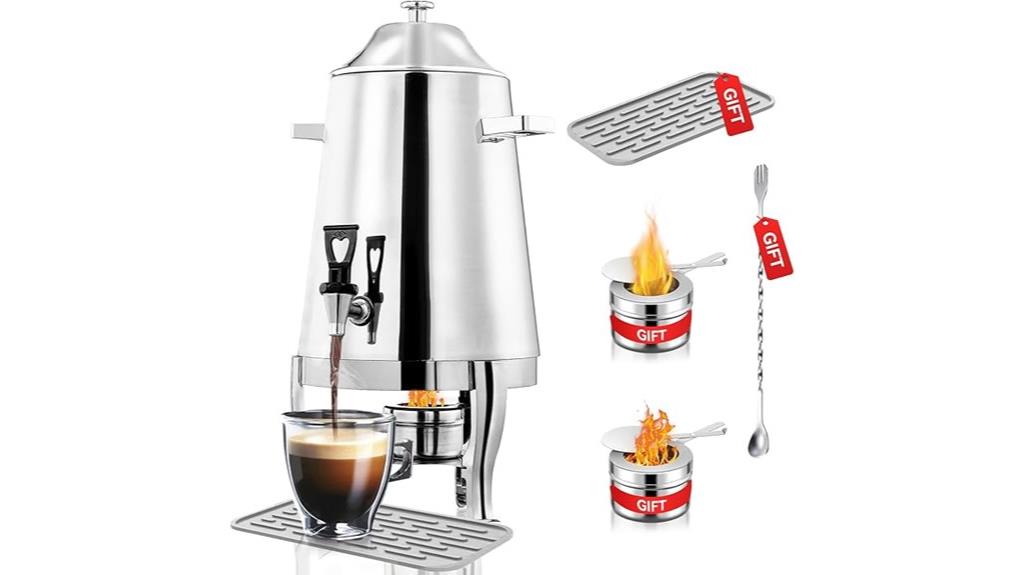 stainless steel coffee dispenser