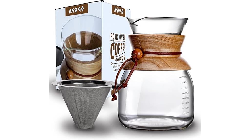 stainless steel coffee dripper