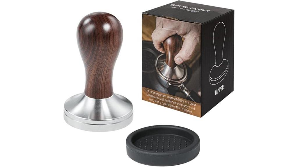 stainless steel coffee tamper