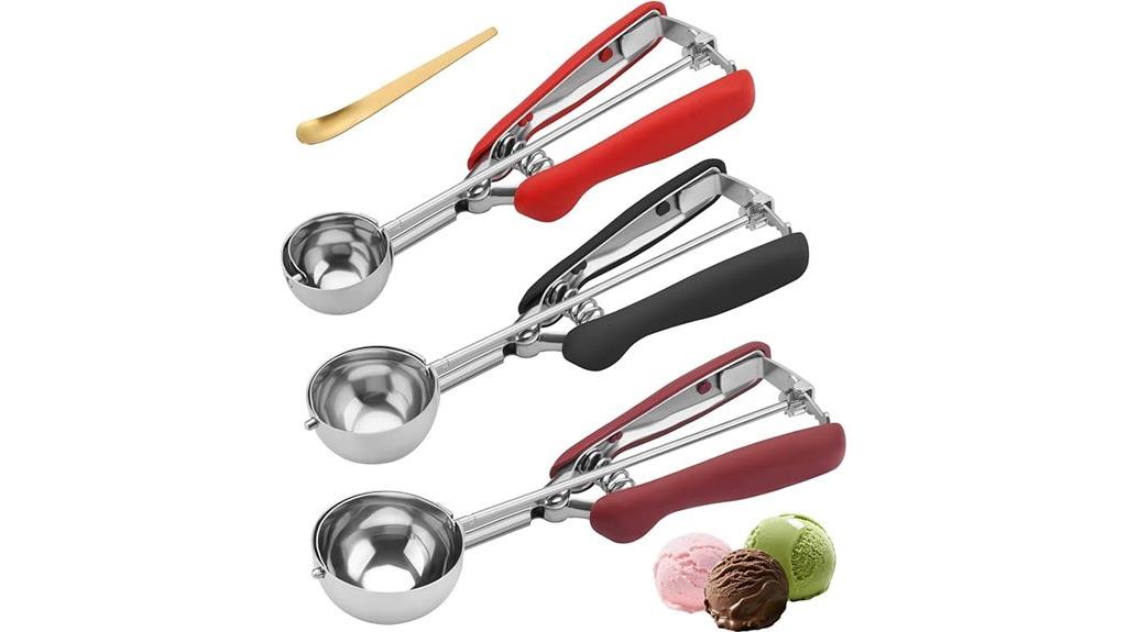 stainless steel cookie scoops