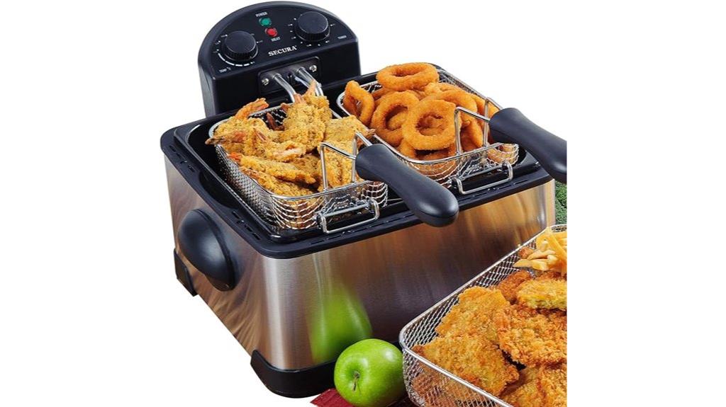 stainless steel deep fryer