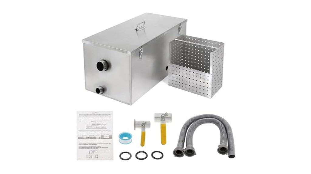 stainless steel grease interceptor