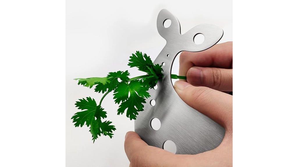 stainless steel herb stripper