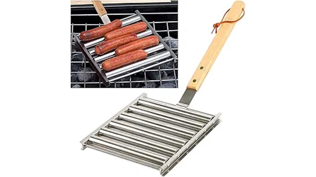 stainless steel hot dog roller