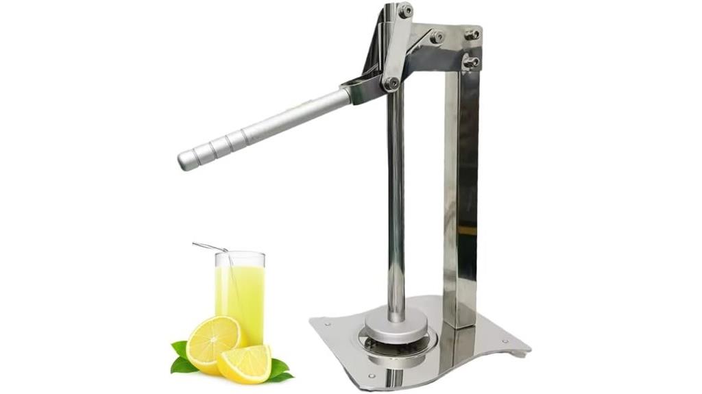 stainless steel manual juicer
