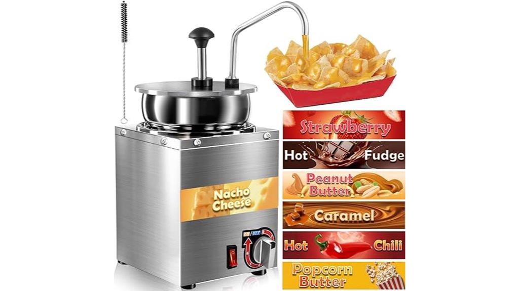 stainless steel nacho cheese dispenser