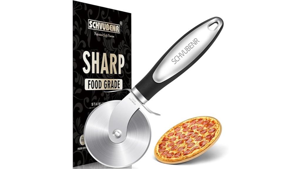stainless steel pizza cutter