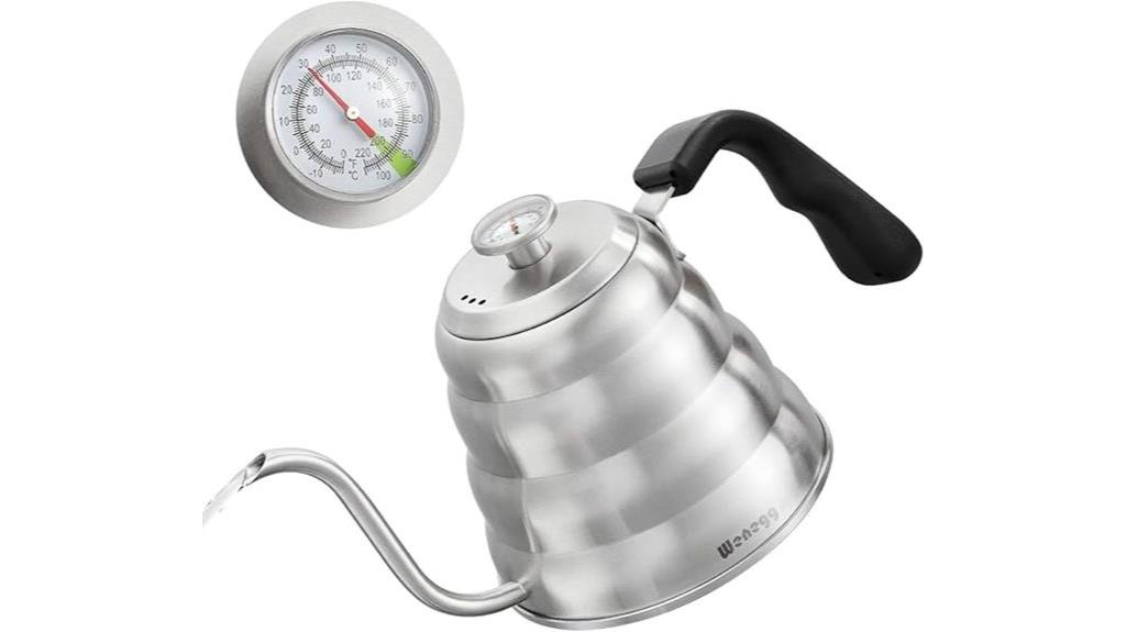 stainless steel pour over kettle