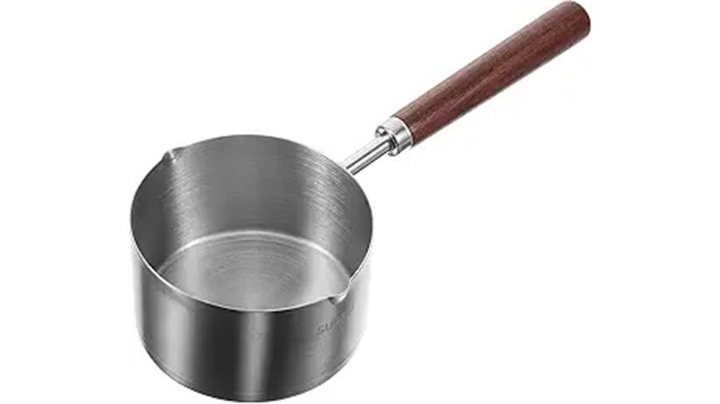 stainless steel sauce pan