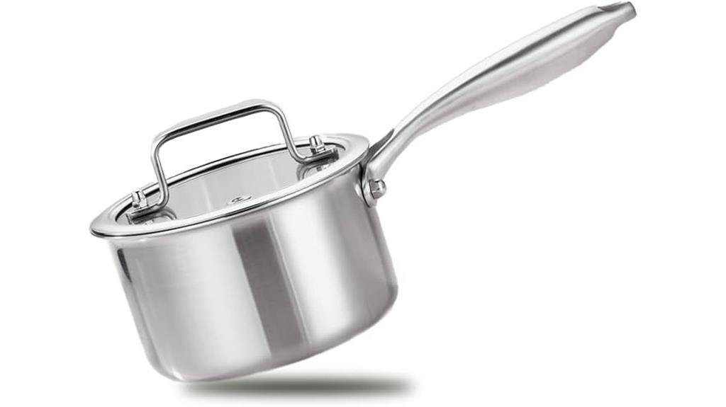 stainless steel saucepan lid
