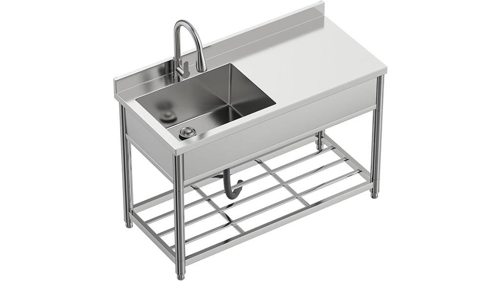 stainless steel sink dimensions