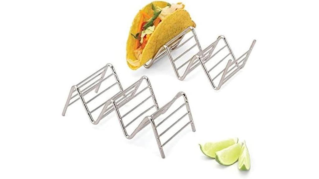 stainless steel taco stands