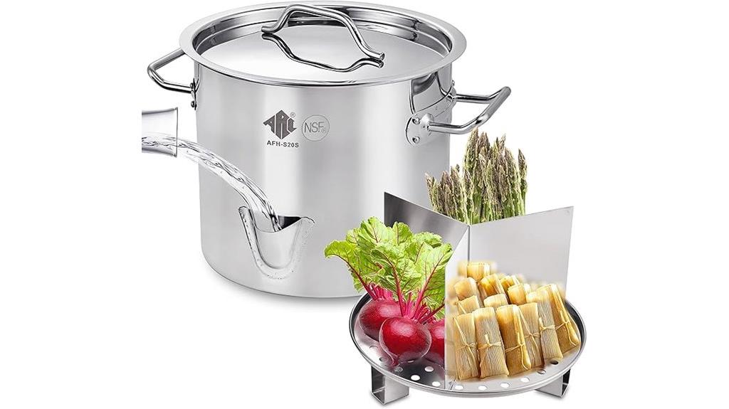 stainless steel tamale steamer