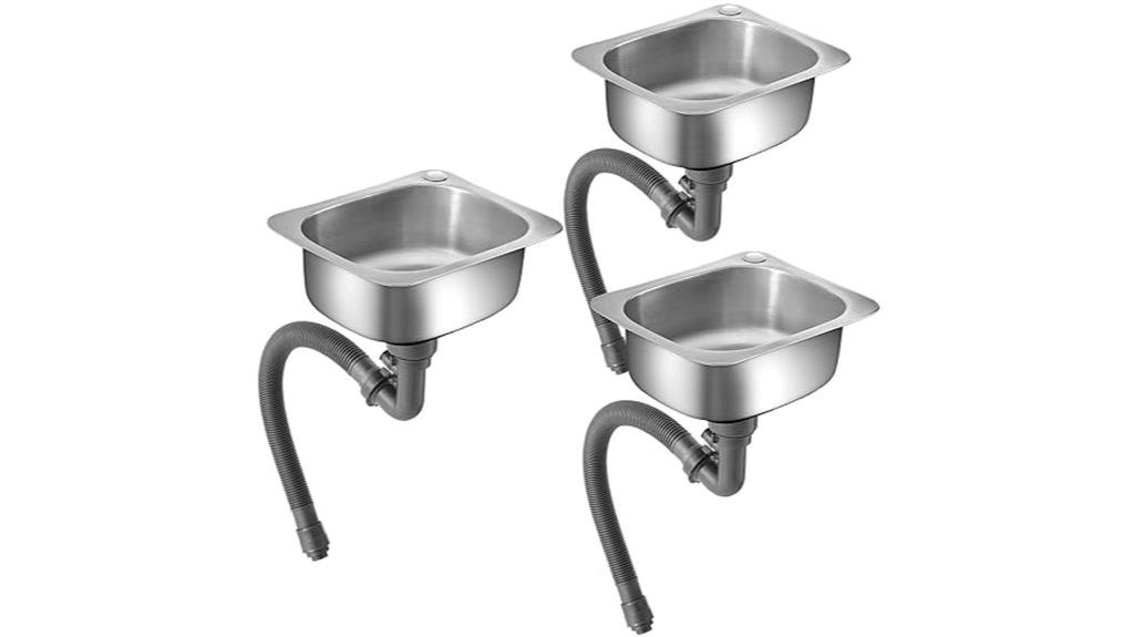 stainless steel utility sink