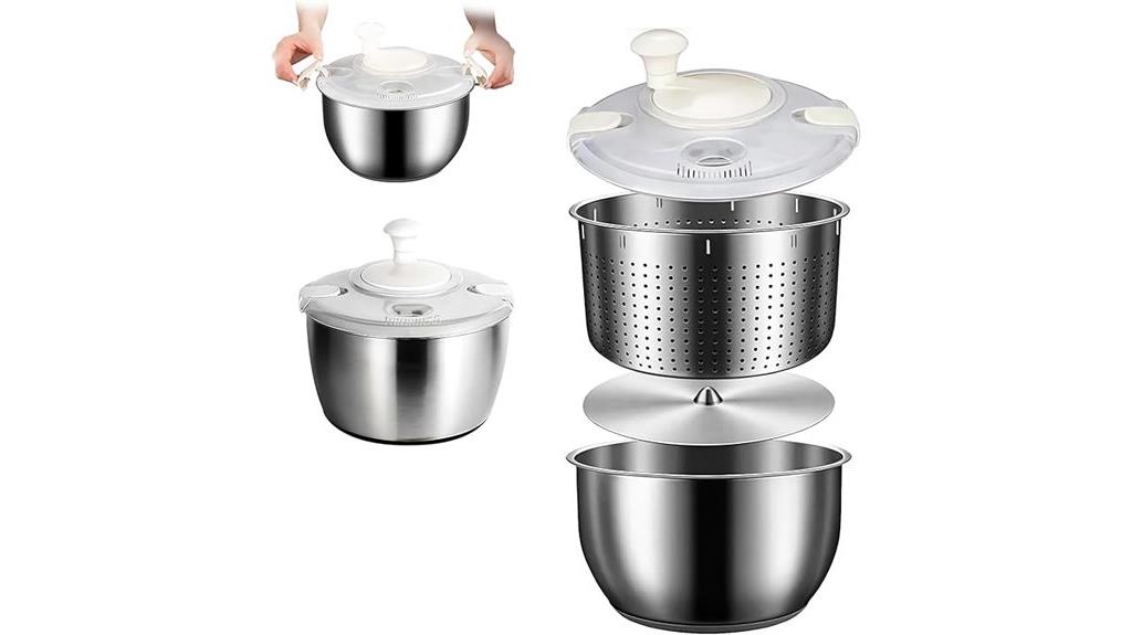 stainless steel vegetable spinner