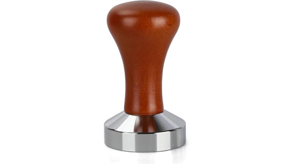 stainless steel wood tamper