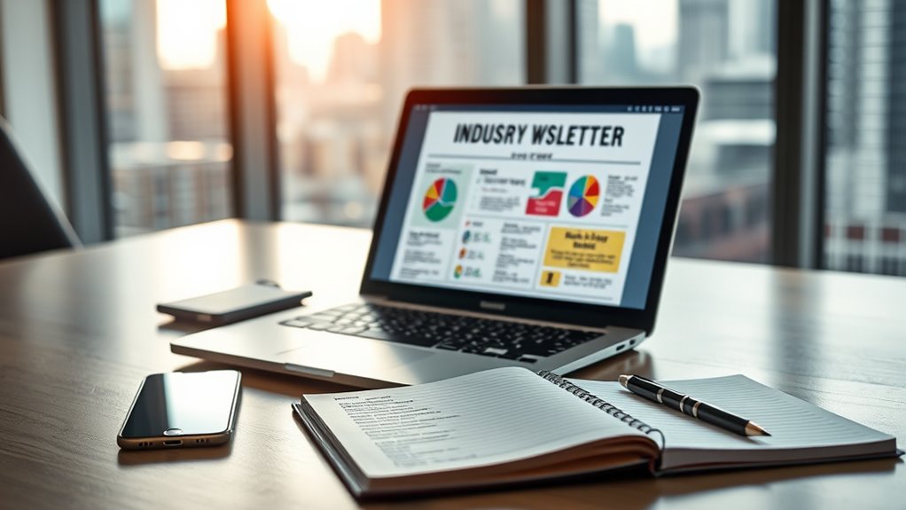 stay informed through newsletters