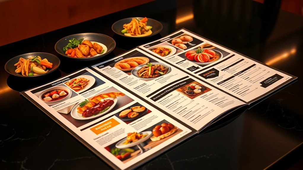 strategic menu item placement