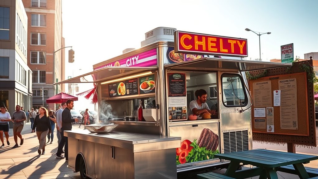 streamlined menu with local flavors