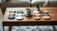 stylish and functional coasters